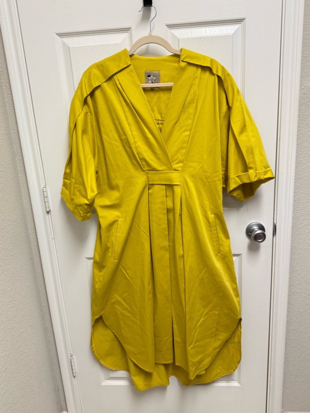 Julia Allert Yellow Midi Dress